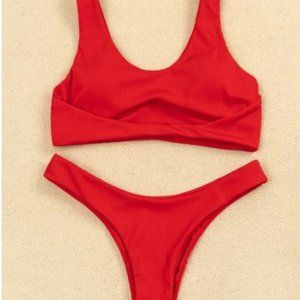 ♥️Ribbed Cut Out Bikini♥️